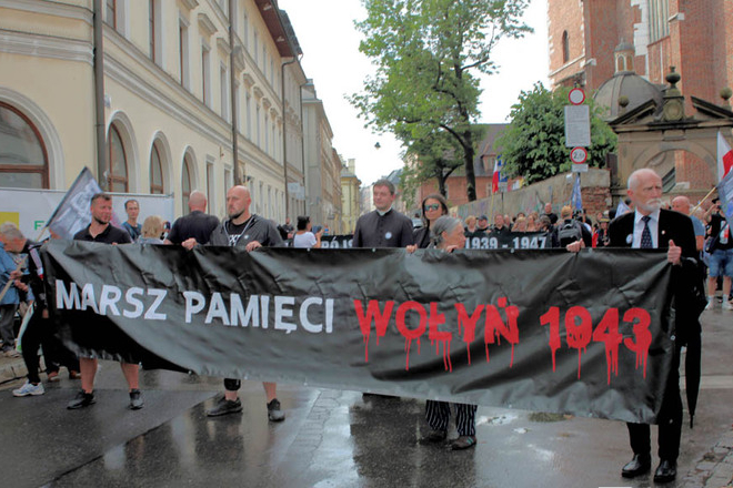 Czarny marsz w 81. rocznicę (2024) krwawej niedzieli